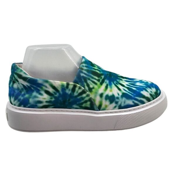 J/Slides Womens 8 Tie Dye Dusty Slip On Sneakers - Picture 3 of 9